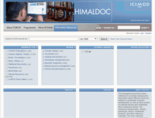 Tablet Screenshot of lib.icimod.org